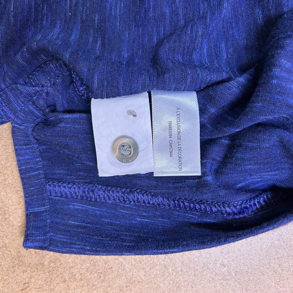 Cutter & Buck Carlisle Short Sleeve Button Polo Shirt Men's XL Space Dye Blue - Picture 6 of 10